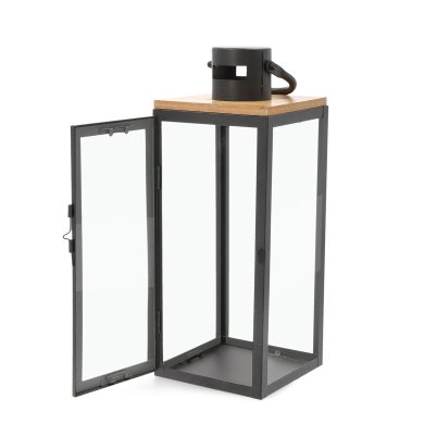 Фонарь Homla HOGEN 15x14x37 см | Черный 205949 фото - 4