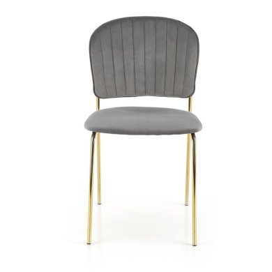 Обідній стілець Halmar K499 Попелястий V-CH-K/499-KR-POPIELATY фото - 5