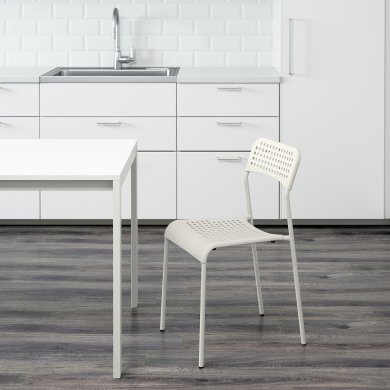 IKEA Обеденный стул ADDE Белый (ИКЕА АДДЕ) 10219178 фото - 8
