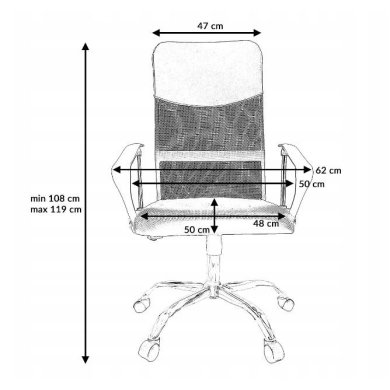 Офисное кресло Kontrast KB101 Черный - 16 Офисное кресло Kontrast KB101 Черный 5.90.21122 фото - 16