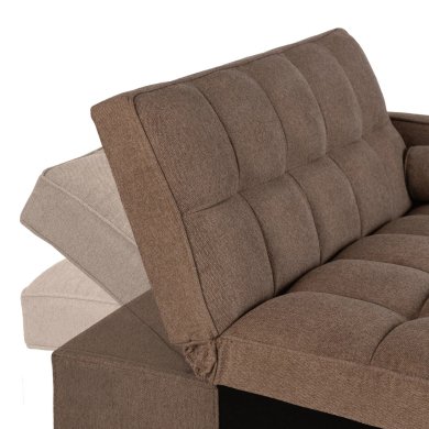 Кресло мягкое раскладное Mebel Elit CORRA Коричневый ME.CORRA/BR/T/SOF фото - 10