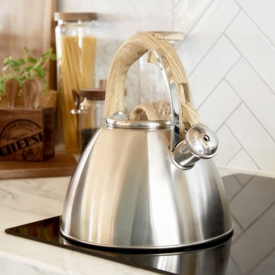 Чайник Homla REMMY 3 л | Серебристый / Дерево - 7 Чайник Homla REMMY 3 л | Серебристый / Дерево 213116 фото - 7