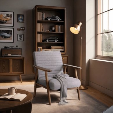 Крісло м'яке Mebel Elit FORLAN Сірий ME.FORLAN/P/O/T/FW фото - 8