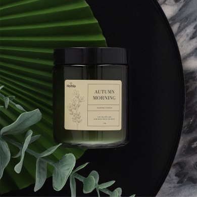 Ароматическая свеча Homla TOFU 190 г| Зеленый / Черный 200800 фото - 6
