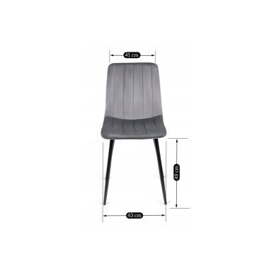 Обеденный комплект мебели Mebel Elit HARRY IBIS | Дуб артизан / Черный / Серый harry/ibis/artszacza фото - 17