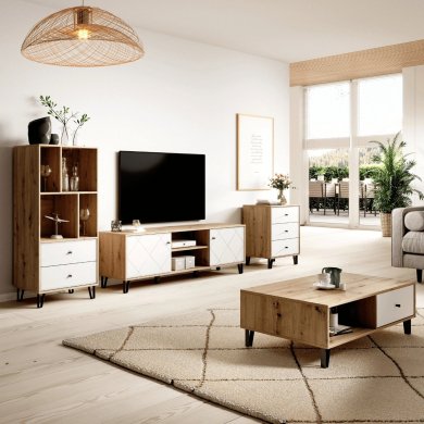 Стеллаж Mebel Elit BACARDI Дуб артизан - 5 Стеллаж Mebel Elit BACARDI Дуб артизан W.BILBAO/BL7/DA/B/REG фото - 5