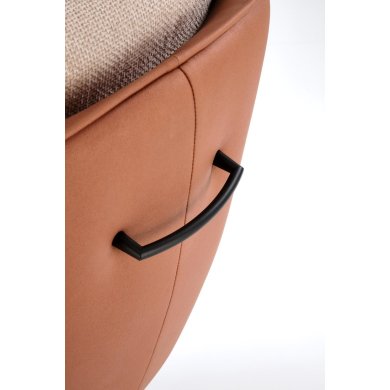 Обеденный стул поворотный Halmar K554 Бежевый V-CH-K/554-KR-BRĄZOWY фото - 10