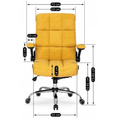 Поворотне крісло для дітей Mebel Elit XAVIER | Жовтий ME.XAVIER/CU/V/FO фото - 8