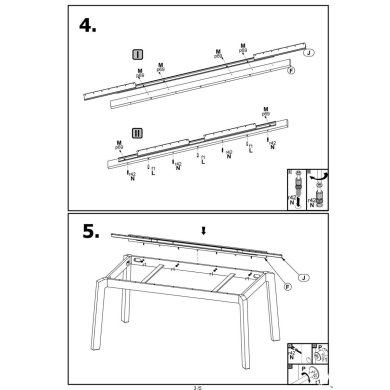 Раскладной обеденный стол Halmar ROIS Белый V-PL-ROIS-ST-BIAŁY фото - 5