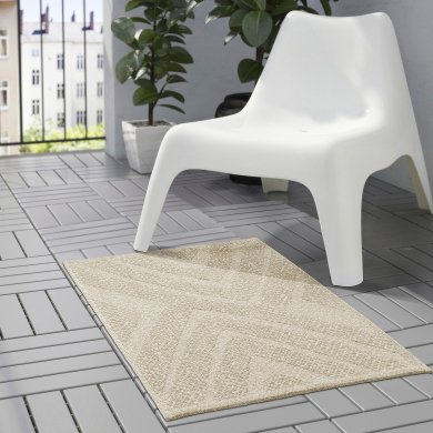 IKEA Ковер FULLMAKT 60x90 см Бежевый (ИКЕА ФУЛЛМАКТ) 70573118 фото - 4
