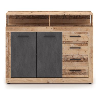 Комод Mebel Elit BLAGO MIDI A Необработанный дуб W.LUNA/MIDIA/OSL/MA/KOM2D4S фото - 2