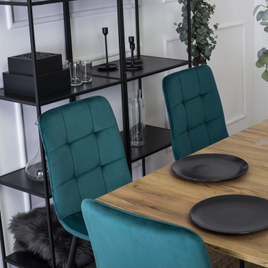 Обеденный стул Mebel Elit PERU Welur Бирюзовый ME.PERU/T/V/K фото - 12