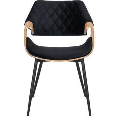 Обеденный стул Mebel Elit DAKOTA Welur Черный ME.DAKOTA/CZ/D/V/K фото - 2