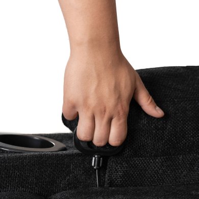 Кресло мягкое раскладное массажное с реклайнером Mebel Elit BOX 2 Черный ME.BOX2/CZ/T/FW фото - 9