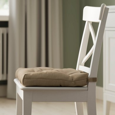 IKEA Подушка на сидіння MALINDA Бежевий (ИКЕА МАЛИНД) 10571570 фото - 7