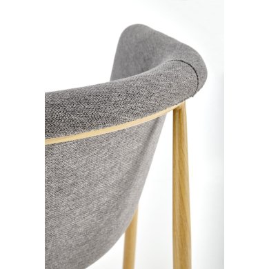 Обідній стілець Halmar K489 Попелястий V-CH-K/489-KR-POPIELATY фото - 7