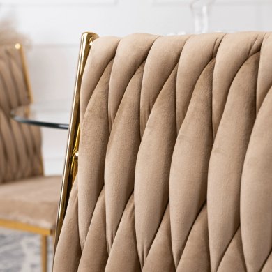 Обеденный стул Mebel Elit DAN Бежевый ME.DAN/BZ/ZL/V/K фото - 10