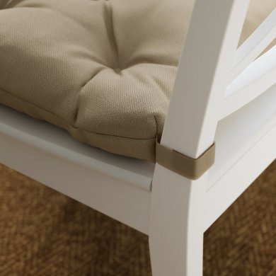 IKEA Подушка на сидіння MALINDA Бежевий (ИКЕА МАЛИНД) 10571570 фото - 4
