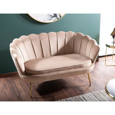 Диван Signal CAMELLIA 2 Velvet Бежевый CAMELLIAV2BEZL фото - 2