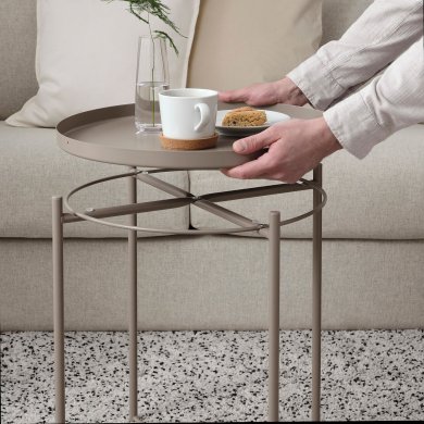 Журнальный стол GLADOM Серый - 6 IKEA Журнальный стол GLADOM Серый (ИКЕА ГЛАДОМ) 30513763 фото - 6
