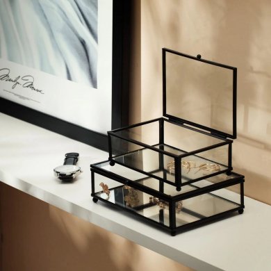 Скринька для прикрас Homla GLASSINE 10x15x5,5 см Прозорий 239186 фото - 5