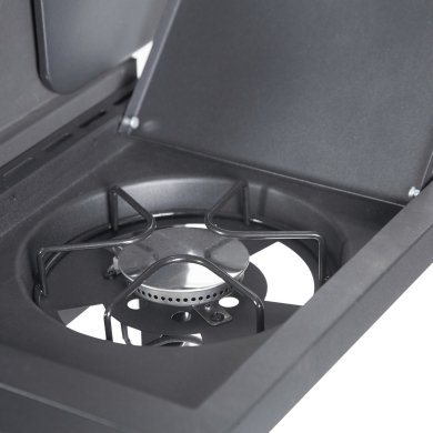 Газовый гриль с чугунной решеткой Garden Line BBQ8069 Черный - 4 Газовый гриль с чугунной решеткой Garden Line BBQ8069 Черный BBQ8069 фото - 4