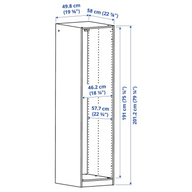 IKEA Корпус шкафа PAX (ИКЕА ПАКС) 70214559 фото - 2