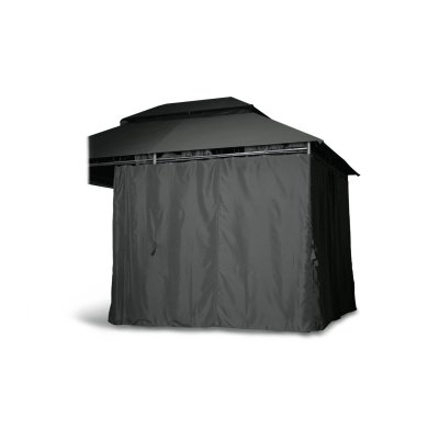 Садовая беседка с москитной сеткой и LED Сorciano CRISTINA 4х3 м Антрацит 5901721057883 фото - 2