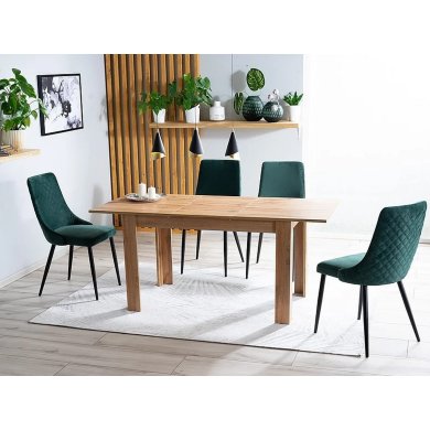 Обеденный стул Signal PIANO B Welur Зеленый PIANOBVCZ фото - 2