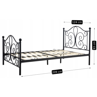 Кровать Mebel Elit LORDI 120x200 см | Черный - 8 Кровать Mebel Elit LORDI 120x200 см | Черный ME.LORDI/120/CZ/LOZ фото - 8