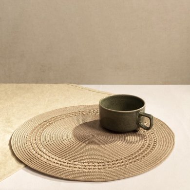 Сервировочный коврик Homla TRINA 38 см Бежевый 209548 фото - 3