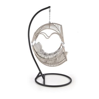 Подвесное кресло-кокон Halmar RASMUS Пепельный - 2 Подвесное кресло-кокон Halmar RASMUS Пепельный V-CH-RASMUS-FOT фото - 2