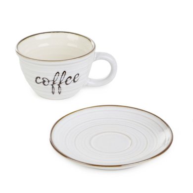 Чашка с блюдцем Homla MOSHA 100 мл Принт - 2 Чашка с блюдцем Homla MOSHA 100 мл Принт 227791 фото - 2