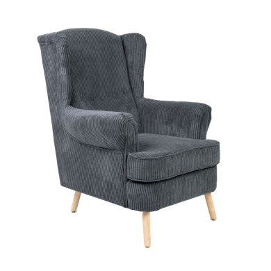 Кресло мягкое Homla FOSSBY FASO Velvet Серый 233008
