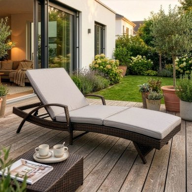 Шезлонг Mebel Elit FELIZ Серый ME.FELIZ/JP/T/OGR/LEZ фото - 8