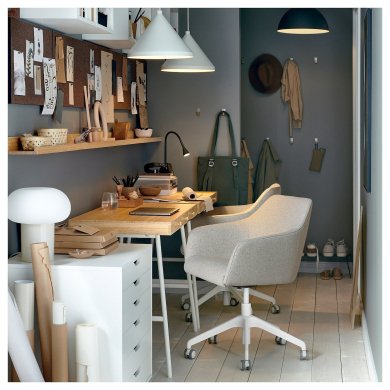 IKEA Офисные кресла TOSSBERG/LANGFJALL Бежевый (ИКЕА ТОССБЕРГ/ЛАНГФЬЯЛЛ) 59513102 фото - 4