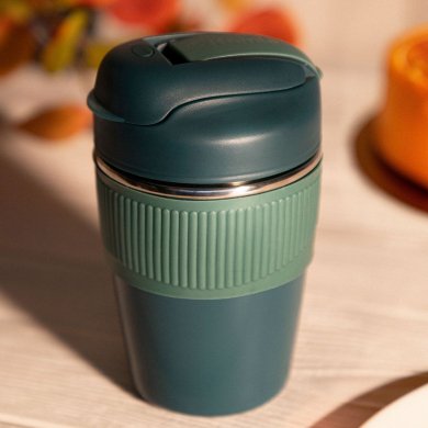 Термокружка Homla THEO 350 мл Зеленый - 6 Термокружка Homla THEO 350 мл Зеленый 211023 фото - 6