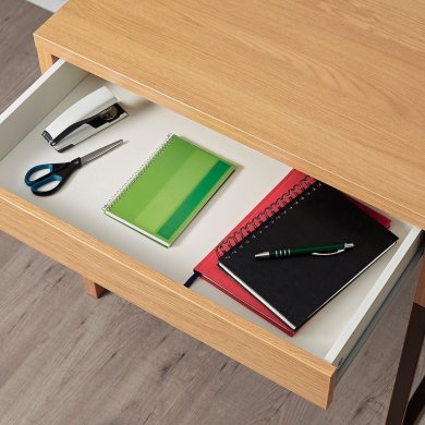 IKEA Письменный стол MICKE Дуб (ИКЕА МИКЕ) 20351742 фото - 4