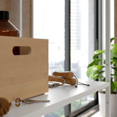 IKEA Стеллаж JOSTEIN Белый (ИКЕА ЖОСТЕЙН) 39436925 фото - 6