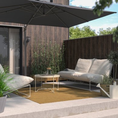 Садовый зонт SEGLARO 330x240 см Антрацит - 3 IKEA Садовый зонт SEGLARO 330x240 см Антрацит (ИКЕА СЕГЛАРО) 20532007 фото - 3