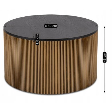 Журнальний стіл Mebel Elit MIRACLE MAX Золотий ME.MAXMIRACLE/CZ/ZL/L фото - 8