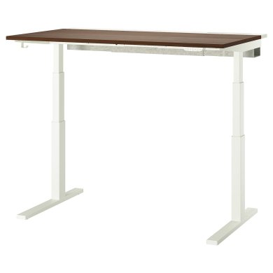 IKEA Письменный стол для работы сидя/стоя MITTZON Орех (ИКЕА МИЦОН) 79529003