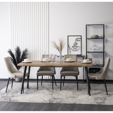 Обідній стілець Mebel Elit EDEN Бежевий ME.EDEN/BZ/V/K фото - 8