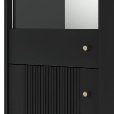 Витрина Mebel Elit SOFT Черный W.ISEO/CZ/WIT фото - 4