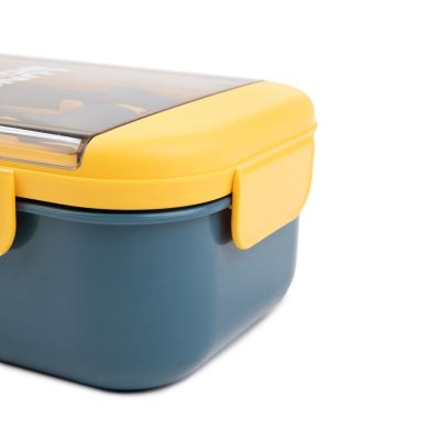 Ланч-бокс с столовыми приборами Homla KLODI 1,1 л Зеленый 218074 фото - 3