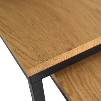 Комплект журнальних столів Mebel Elit CARMI Дуб золотий - 5 Комплект журнальних столів Mebel Elit CARMI Дуб золотий ME.CARMI/DZ/CZ/L фото - 5