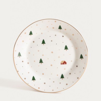 Набор тарелок Homla ZAPHIRA 12 шт Принт 242141 фото - 3