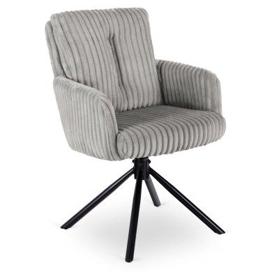 Обеденный стул поворотный Mebel Elit JUNE Velvet Серый ME.JUNE/P/SZTR/K фото - 3