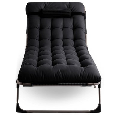 Складной шезлонг Mebel Elit VENUS Черный ME.VENUS/CZ/T/LOZ фото - 2