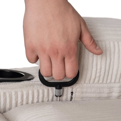 Крісло м'яке розкладне масажне з реклайнером Mebel Elit BOX Velvet Бежевий - 11 Крісло м'яке розкладне масажне з реклайнером Mebel Elit BOX Velvet Бежевий ME.BOX2/BZ/SZTR/FW фото - 11